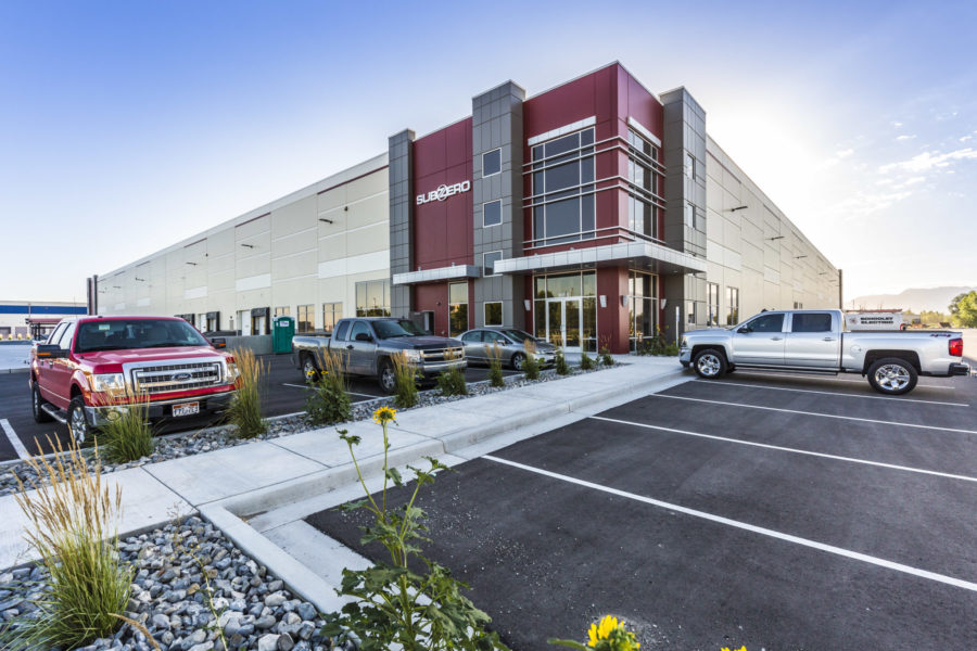 Real estate photography of commercial building